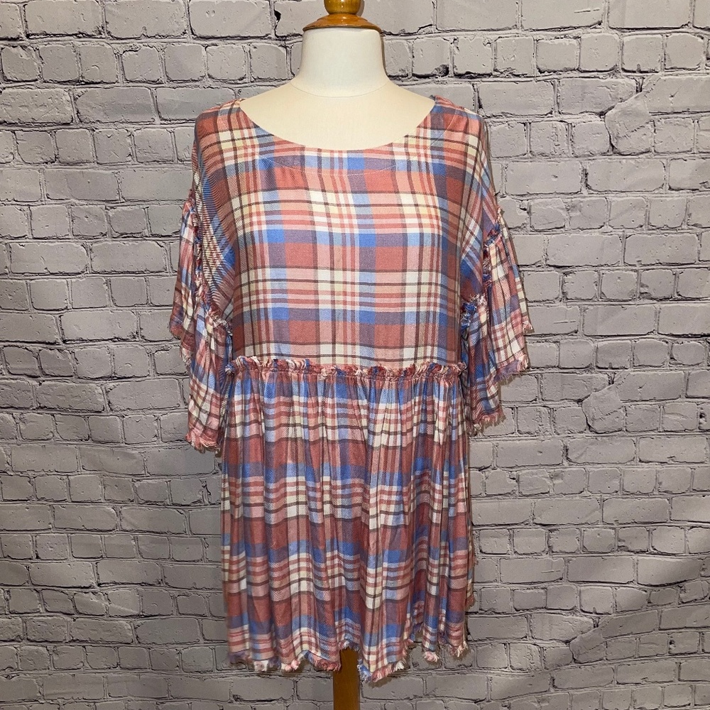 Remixmess Plaid Blouse